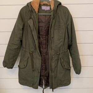 Madden Girl Army Green Winter Coat - xs